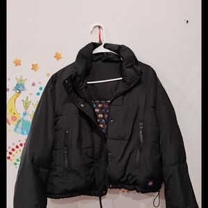 Black Women's Puffer Jacket